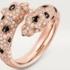 Δαχτυλίδι Panthere De Cartier, ημι-στολισμένο Δαχτυλίδι Panthere De Cartier, ημι-στολισμένο