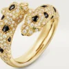Δαχτυλίδι Panthere De Cartier, ημι-στολισμένο Δαχτυλίδι Panthere De Cartier, ημι-στολισμένο