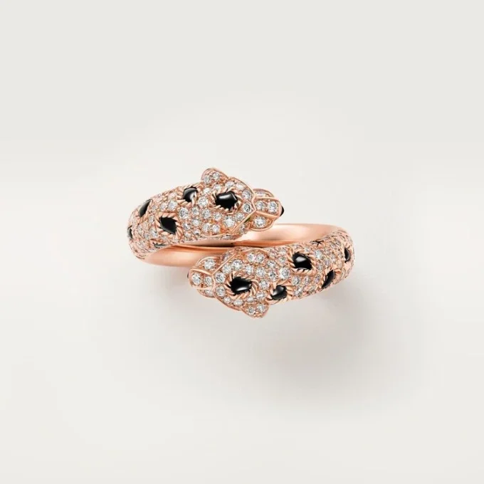 Δαχτυλίδι Panthere De Cartier, ημι-στολισμένο Δαχτυλίδι Panthere De Cartier, ημι-στολισμένο