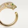 Δαχτυλίδι Panthere De Cartier – Κίτρινο χρυσό, διαμάντια, σμαράγδια, όνυχας – Cartier
