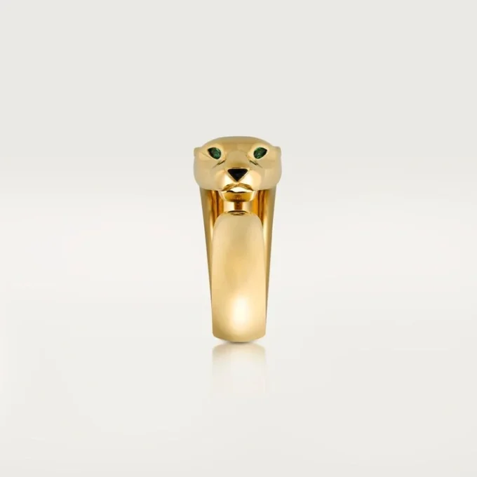 Δαχτυλίδι Panthere De Cartier – Κίτρινο χρυσό, όνυχας, γρανάτης τσαβορίτης – Cartier