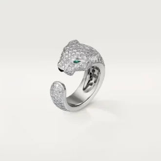 Δαχτυλίδι Panthere De Cartier – Λευκόχρυσο, Διαμάντια, Σμαράγδια, Όνυχας – Cartier Δαχτυλίδι Panthere De Cartier – Λευκόχρυσο, Διαμάντια, Σμαράγδια, Όνυχας – Cartier