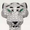 Δαχτυλίδι Panthere De Cartier – Λευκόχρυσο, Διαμάντια, Σμαράγδια, Όνυχας – Cartier