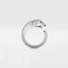 Δαχτυλίδι Panthere De Cartier – Λευκόχρυσο, Γαρνιέτες Τσαβορίτη, Όνυχας – Cartier