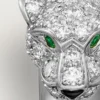 Δαχτυλίδι Panthere De Cartier – Λευκόχρυσο, Σμαράγδια, Όνυχας, Διαμάντια – Cartier