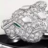 Δαχτυλίδι Panthere De Cartier, μαύρο λάκα, με πάβινγκ Δαχτυλίδι Panthere De Cartier, μαύρο λάκα, με πάβινγκ