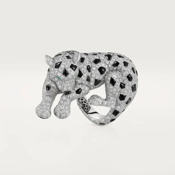 Δαχτυλίδι Panthere De Cartier, με πάβ Δαχτυλίδι Panthere De Cartier, με πάβ