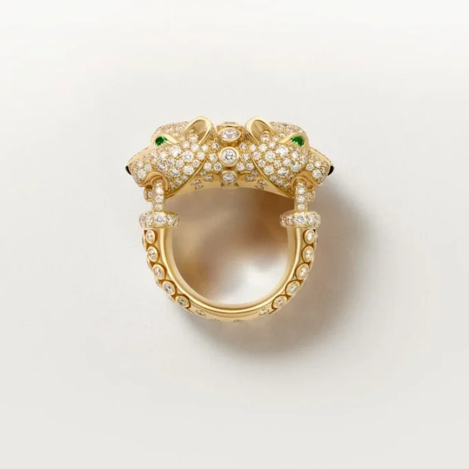 Δαχτυλίδι Panthere De Cartier, με πάβ Δαχτυλίδι Panthere De Cartier, με πάβ