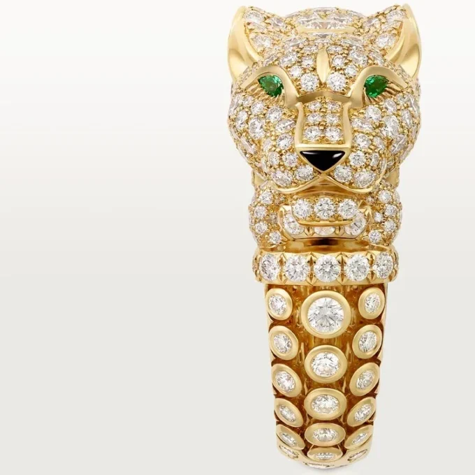 Δαχτυλίδι Panthere De Cartier, με πάβ Δαχτυλίδι Panthere De Cartier, με πάβ