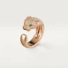 Δαχτυλίδι Panthere De Cartier – Ροζ χρυσός, διαμάντια, σμαράγδια, όνυχας – Cartier Δαχτυλίδι Panthere De Cartier – Ροζ χρυσός, διαμάντια, σμαράγδια, όνυχας – Cartier