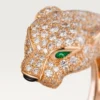Δαχτυλίδι Panthere De Cartier – Ροζ χρυσός, διαμάντια, σμαράγδια, όνυχας – Cartier Δαχτυλίδι Panthere De Cartier – Ροζ χρυσός, διαμάντια, σμαράγδια, όνυχας – Cartier