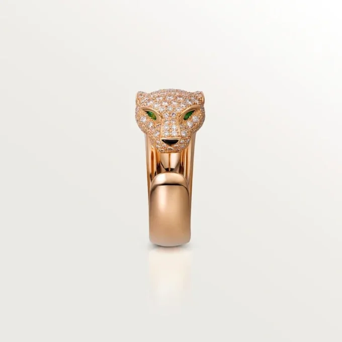 Δαχτυλίδι Panthere De Cartier – Ροζ χρυσός, διαμάντια, σμαράγδια, όνυχας – Cartier Δαχτυλίδι Panthere De Cartier – Ροζ χρυσός, διαμάντια, σμαράγδια, όνυχας – Cartier
