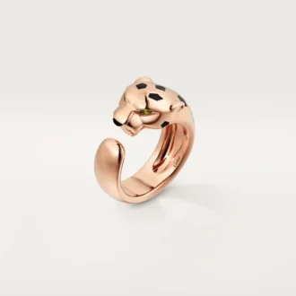 Δαχτυλίδι Panthere De Cartier – Ροζ χρυσός, γρανάτες τσαβορίτη, όνυχας – Cartier Δαχτυλίδι Panthere De Cartier – Ροζ χρυσός, γρανάτες τσαβορίτη, όνυχας – Cartier