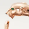 Δαχτυλίδι Panthere De Cartier – Ροζ χρυσός, γρανάτες τσαβορίτη, όνυχας – Cartier