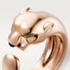 Δαχτυλίδι Panthere De Cartier – Ροζ χρυσός, γρανάτες τσαβορίτη, όνυχας – Cartier