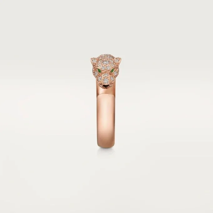 Δαχτυλίδι Panthere De Cartier – Ροζ χρυσός, όνυχας, σμαράγδια, διαμάντια – Cartier Δαχτυλίδι Panthere De Cartier – Ροζ χρυσός, όνυχας, σμαράγδια, διαμάντια – Cartier