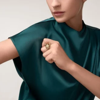 Δαχτυλίδι Panthere De Cartier – Τσαβορίτης & Κίτρινο Χρυσό | Cartier Us