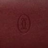 Διεθνές πορτοφόλι με πτυχές, Must De Cartier – Δέρμα μοσχαριού σε μπορντό χρώμα, χρυσό φινίρισμα – Cartier Διεθνές πορτοφόλι με πτυχές, Must De Cartier – Δέρμα μοσχαριού σε μπορντό χρώμα, χρυσό φινίρισμα – Cartier