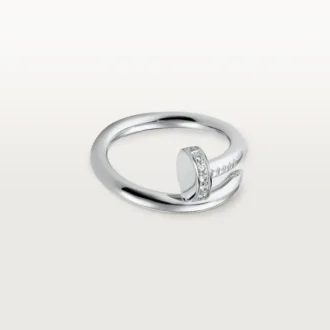Juste Un Clou – Δαχτυλίδι με διαμάντια σε λευκόχρυσο | Cartier Us