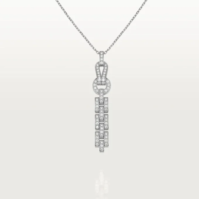 Κολιέ Agrafe – Λευκόχρυσο, Διαμάντια – Cartier Κολιέ Agrafe – Λευκόχρυσο, Διαμάντια – Cartier