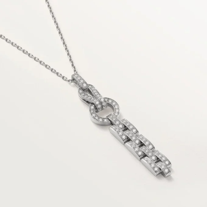 Κολιέ Agrafe – Λευκόχρυσο, Διαμάντια – Cartier Κολιέ Agrafe – Λευκόχρυσο, Διαμάντια – Cartier