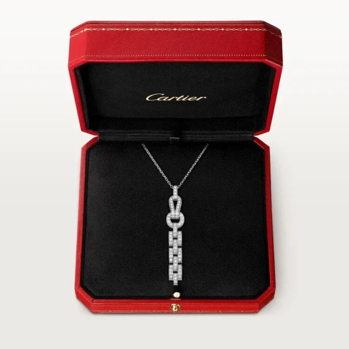 Κολιέ Agrafe – Λευκόχρυσο, Διαμάντια – Cartier Κολιέ Agrafe – Λευκόχρυσο, Διαμάντια – Cartier