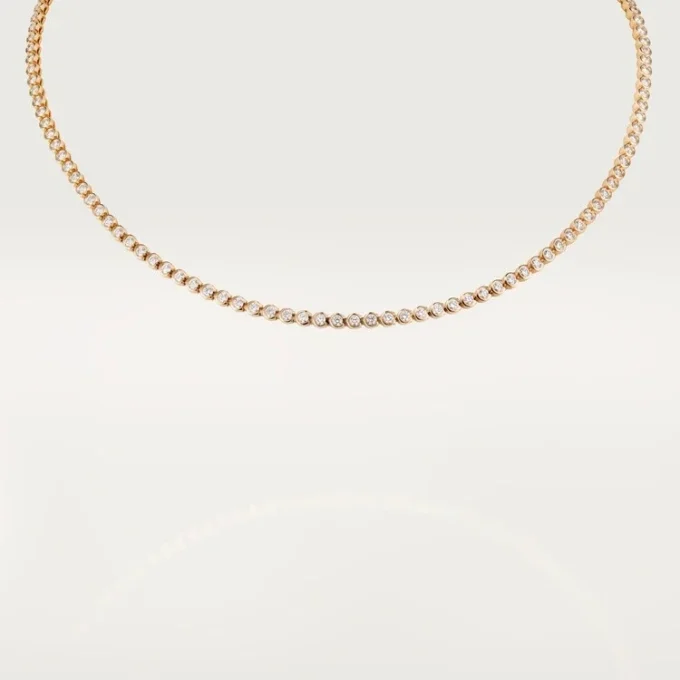 Κολιέ C De Cartier Essential Lines, διαμάντια σε κοπή μπριγιάν Κολιέ C De Cartier Essential Lines, διαμάντια σε κοπή μπριγιάν