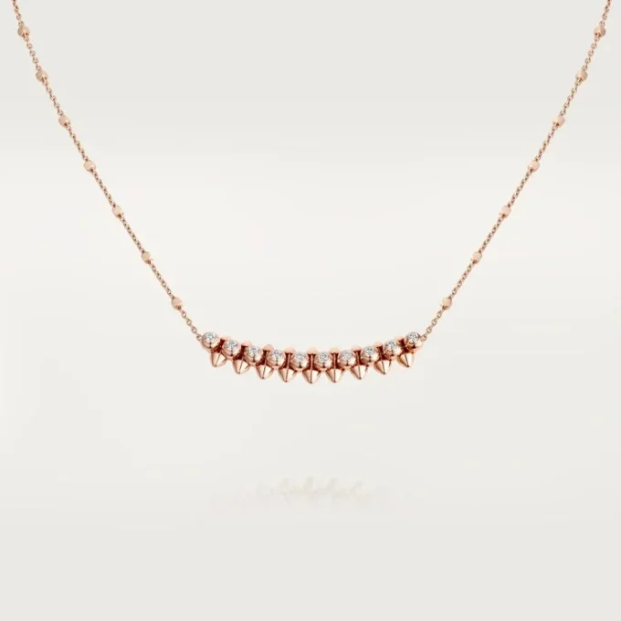 Κολιέ Clash De Cartier Διαμάντια – Ροζ χρυσός, Διαμάντια – Cartier