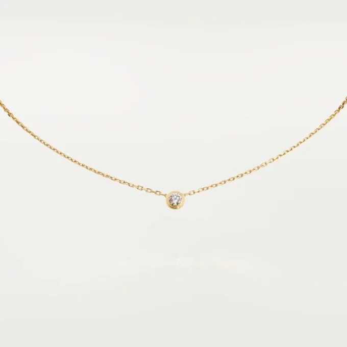 Κολιέ Diamants Legers, Lm – Κίτρινο χρυσό, Διαμάντι – Cartier