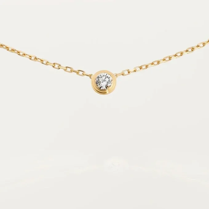 Κολιέ Diamants Legers, Lm – Κίτρινο χρυσό, Διαμάντι – Cartier
