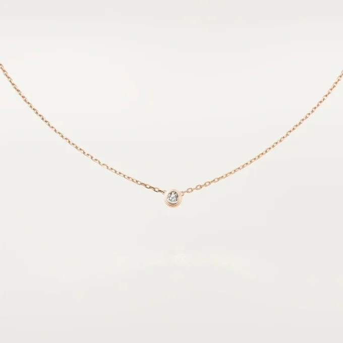 Κολιέ Diamants Legers, Lm – Ροζ χρυσός, Διαμάντι – Cartier
