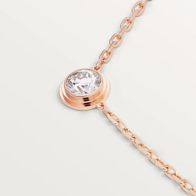Κολιέ Diamants Legers, Lm – Ροζ χρυσός, Διαμάντι – Cartier