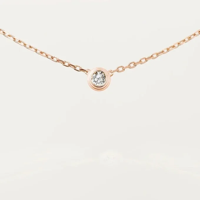 Κολιέ Diamants Legers, Lm – Ροζ χρυσός, Διαμάντι – Cartier