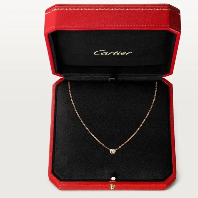 Κολιέ Diamants Legers, Lm – Ροζ χρυσός, Διαμάντι – Cartier