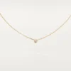 Κολιέ Diamants Legers, Sm – Κίτρινο χρυσό, Διαμάντι – Cartier