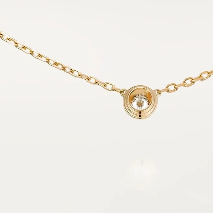 Κολιέ Diamants Legers, Sm – Κίτρινο χρυσό, Διαμάντι – Cartier