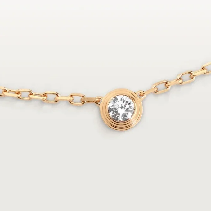 Κολιέ Diamants Legers, Sm – Κίτρινο χρυσό, Διαμάντι – Cartier