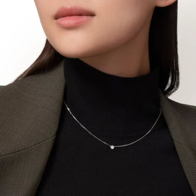 Κολιέ Diamants Legers, Sm – Λευκόχρυσο, Διαμάντι – Cartier Κολιέ Diamants Legers, Sm – Λευκόχρυσο, Διαμάντι – Cartier