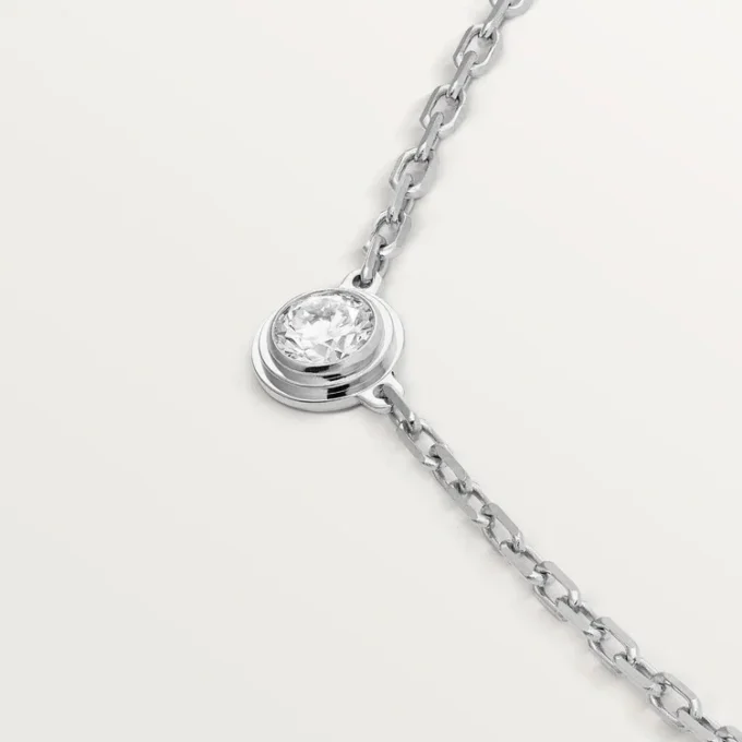 Κολιέ Diamants Legers, Sm – Λευκόχρυσο, Διαμάντι – Cartier Κολιέ Diamants Legers, Sm – Λευκόχρυσο, Διαμάντι – Cartier