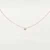 Κολιέ Diamants Legers, Sm – Ροζ χρυσός, Διαμάντι – Cartier