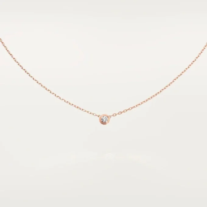 Κολιέ Diamants Legers, Sm – Ροζ χρυσός, Διαμάντι – Cartier