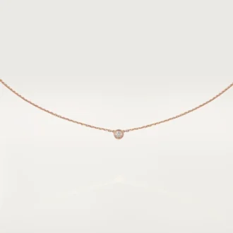 Κολιέ Diamants Legers XS – Ροζ χρυσός, διαμάντι – Cartier Κολιέ Diamants Legers XS – Ροζ χρυσός, διαμάντι – Cartier