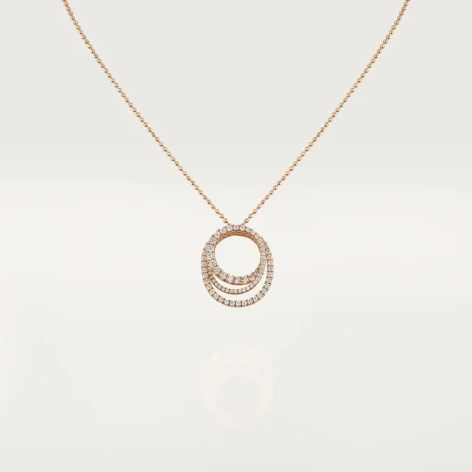 Κολιέ Etincelle De Cartier – Ροζ χρυσός, διαμάντια – Cartier