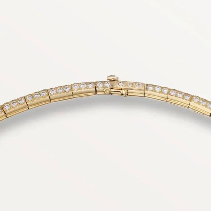 Κολιέ Faune Et Flore De Cartier, κίτρινα, πορτοκαλί και καφέ διαμάντια, με πάβινγκ