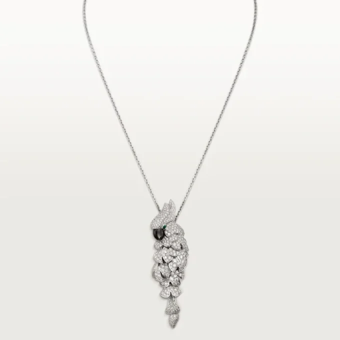 Κολιέ Faune Et Flore De Cartier, με πάβινγκ