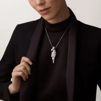 Κολιέ Faune Et Flore De Cartier, με πάβινγκ