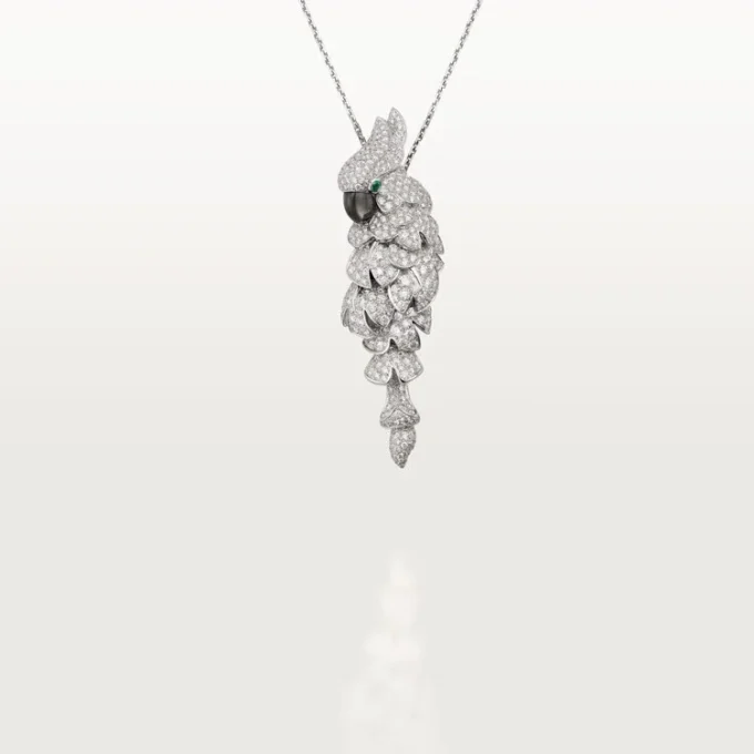 Κολιέ Faune Et Flore De Cartier, με πάβινγκ