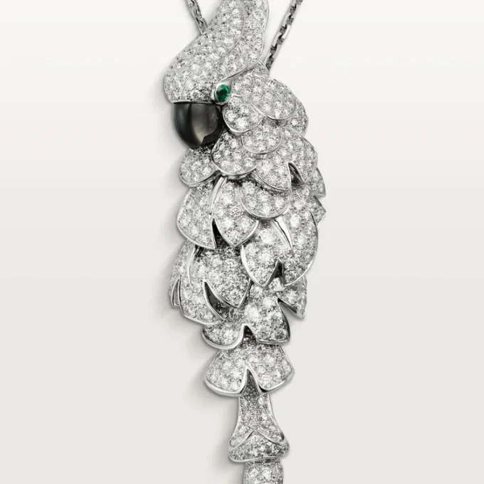 Κολιέ Faune Et Flore De Cartier, με πάβινγκ
