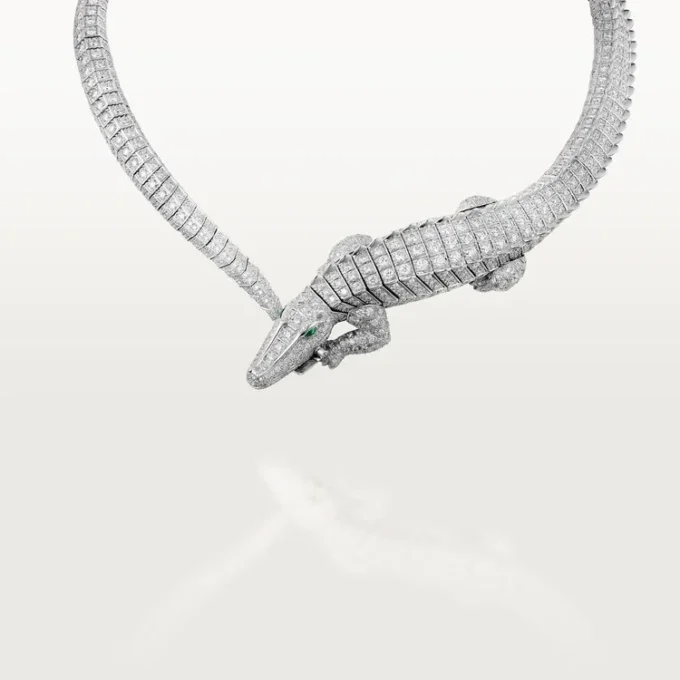 Κολιέ Faune Et Flore De Cartier, με πάβινγκ