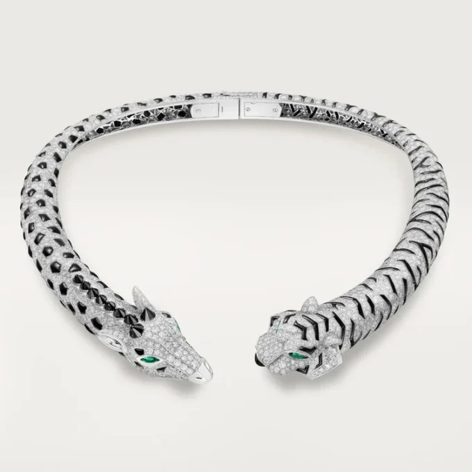 Κολιέ Indomptables De Cartier Torque, με πάβινγκ